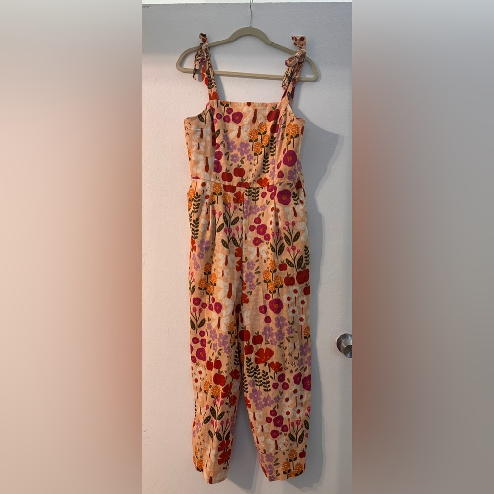 Princess Highway cotton-linen summer jumpsuit